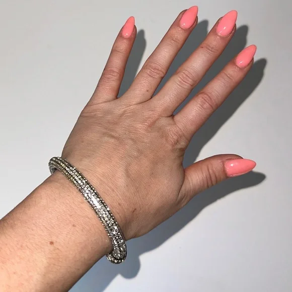 Rhinestone Cuff Bracelet - Picture 3 of 3